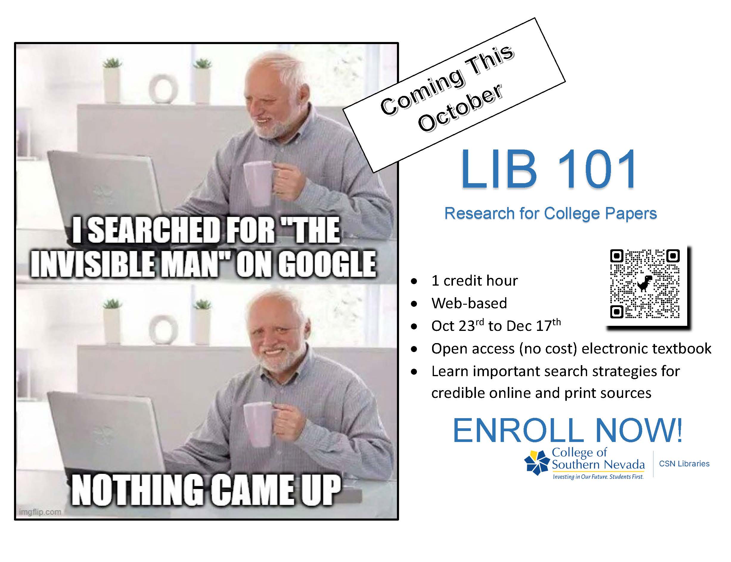 LIB101 Fall 2023 Info