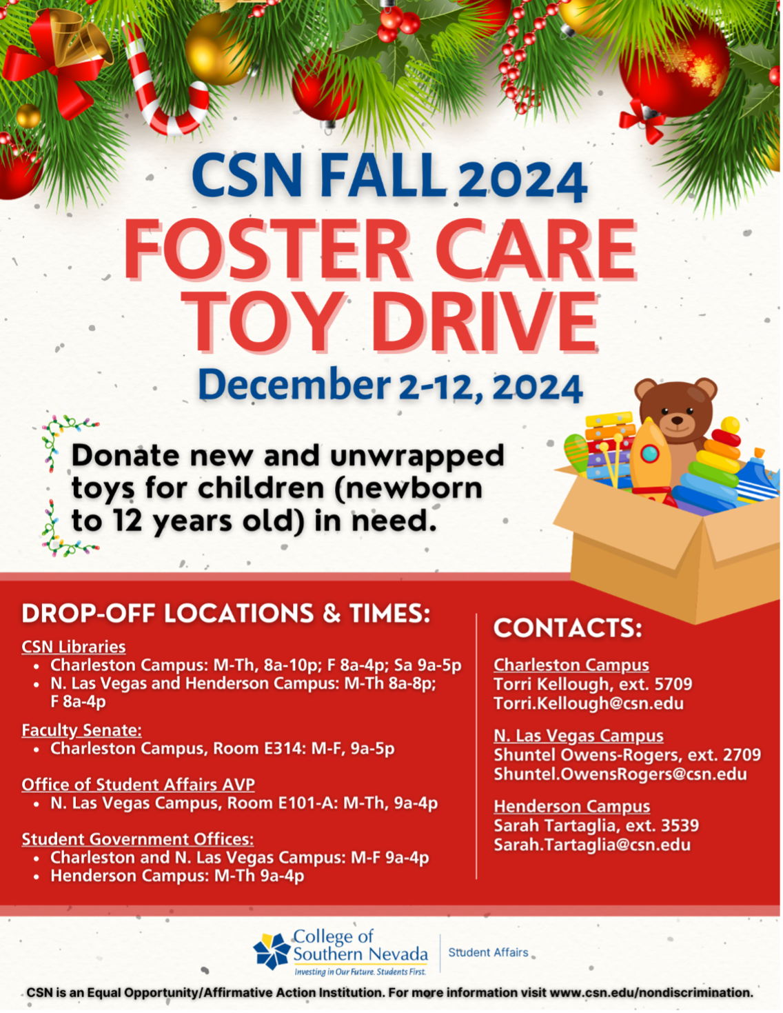 Foster Care Toy Drive