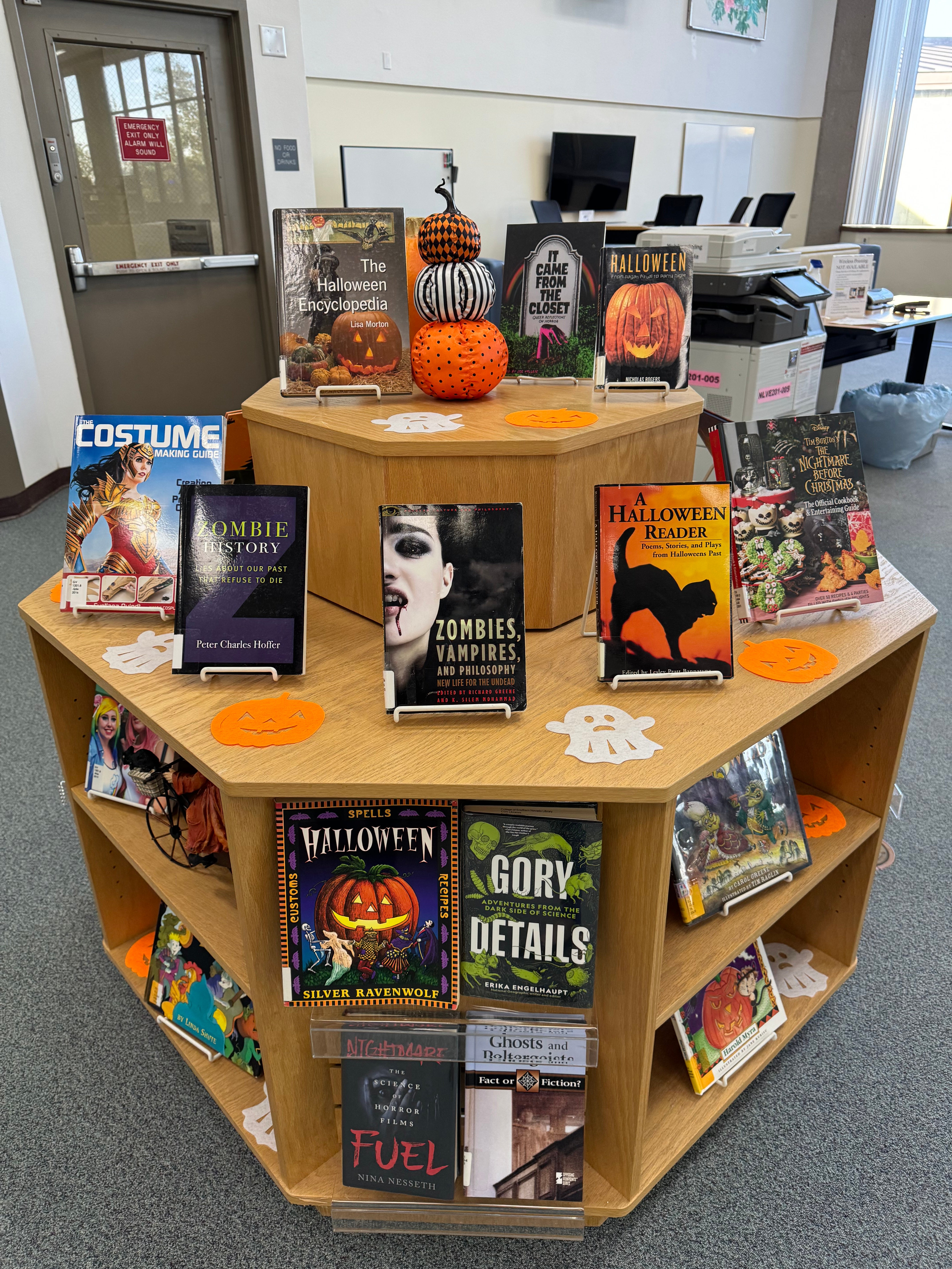 CSN North Las Vegas Library Halloween Display