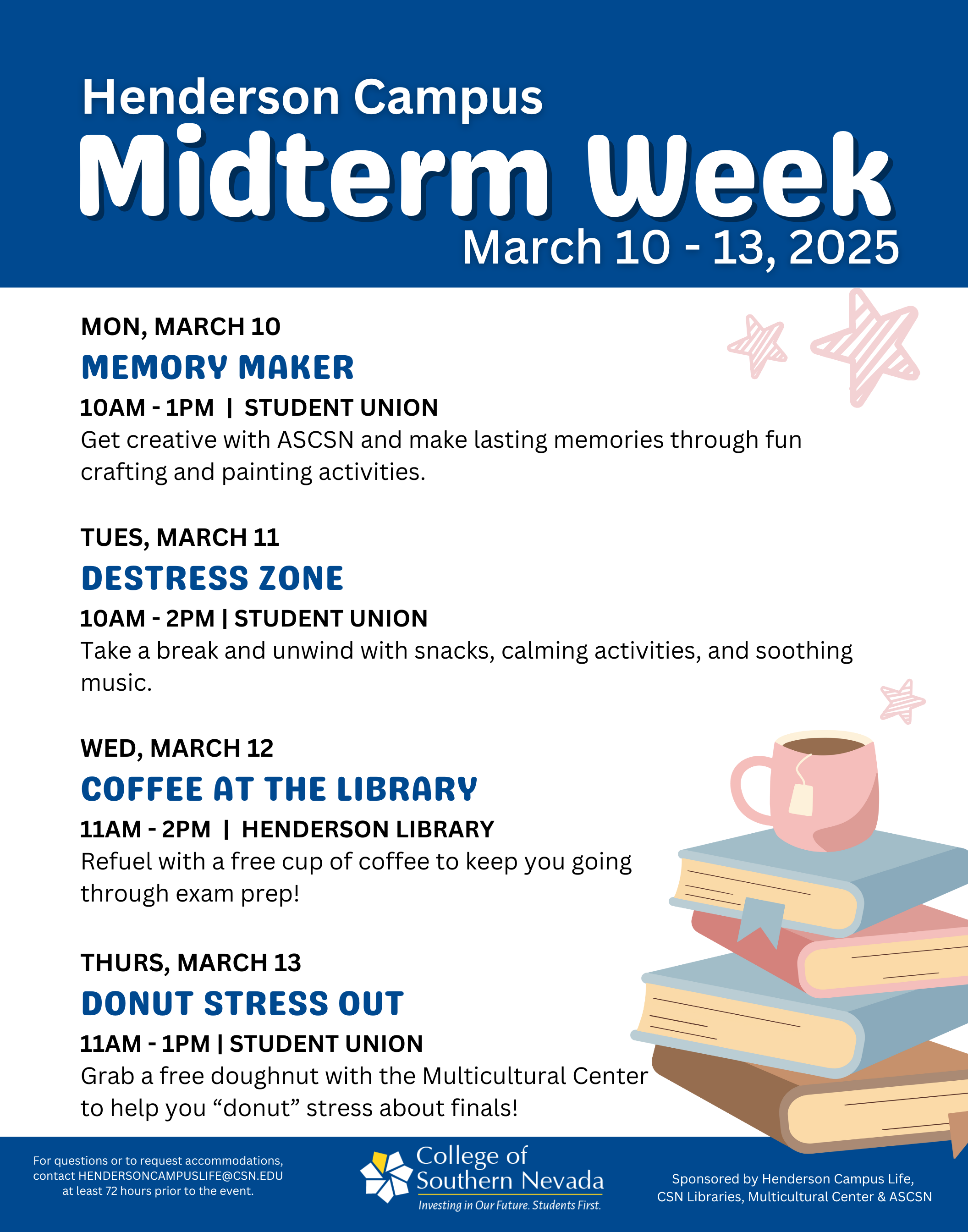 Midterms at Henderson Campus