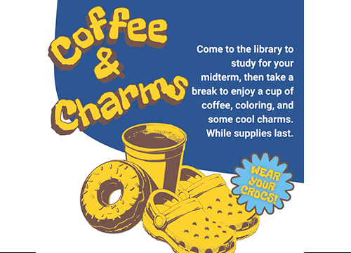 Coffee and Charms Poster